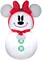 3 1/2' Gemmy Airblown Inflatable Disney Minnie Mouse As Snowman w/ Red Bow Yard Decoration 117566